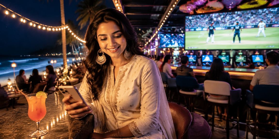 Live cricket betting screen highlighting IPL matches