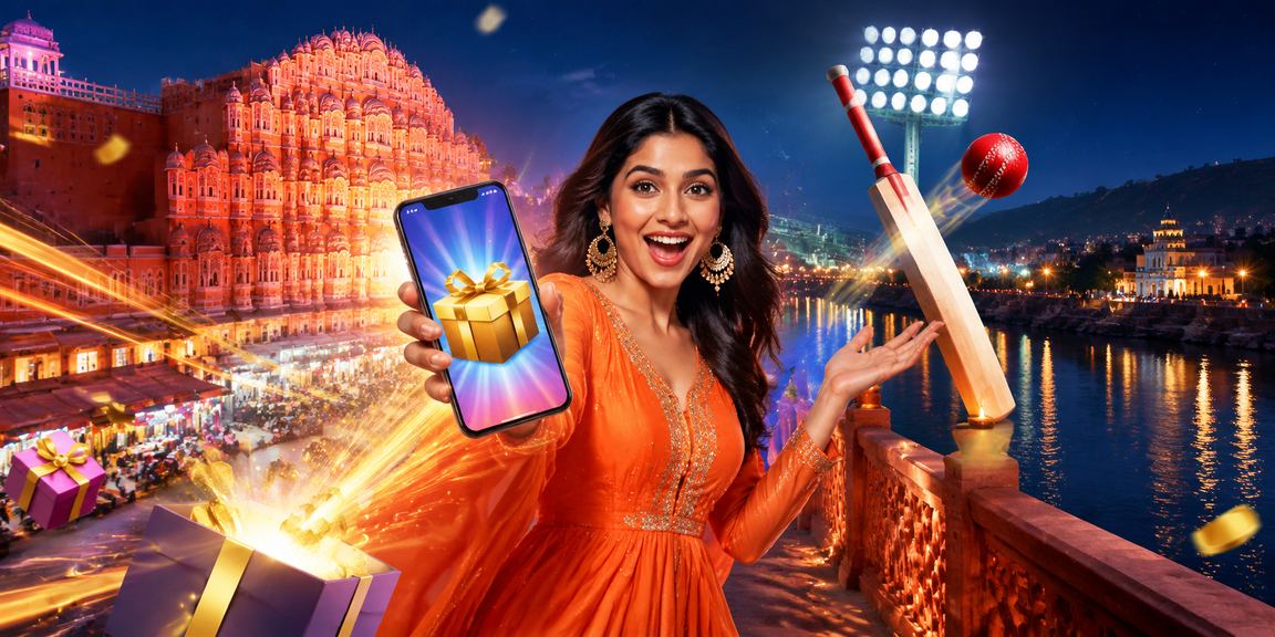 View of Jaipur’s Hawa Mahal during IPL cricket season